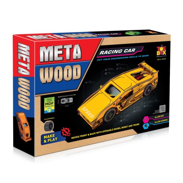 1 Meta Wood Racing Car