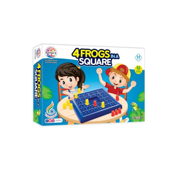 1 4 frogs in square