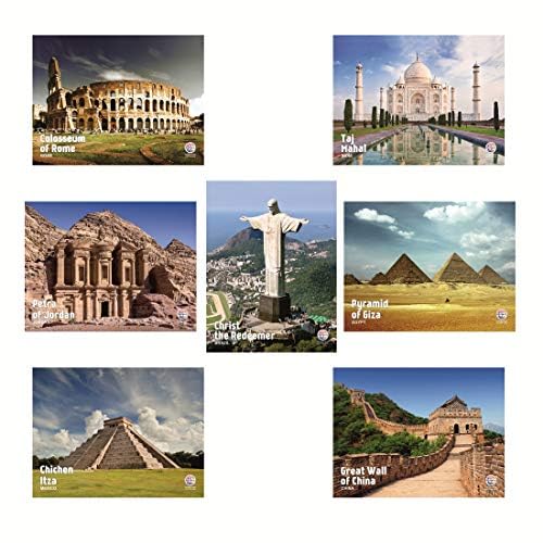 51-YU7NplnL.jpg 7 Wonders of The World Jigsaw Puzzle