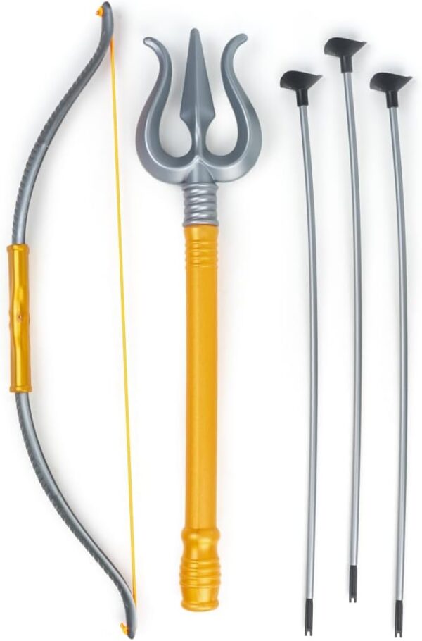 51XDt5hm8UL._AC_SL1500_.jpg Shiva Bow and Arrow Set with Trishul