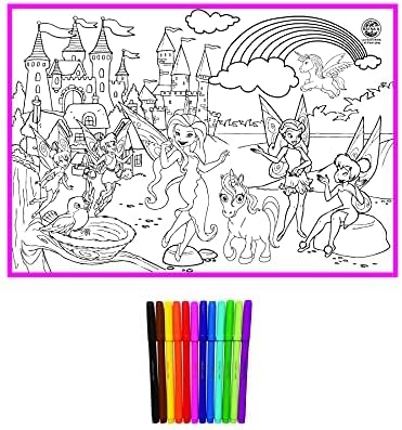 My Coloring Mat Fairies
