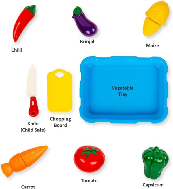 Vegetable Slice Cutting Toy Set