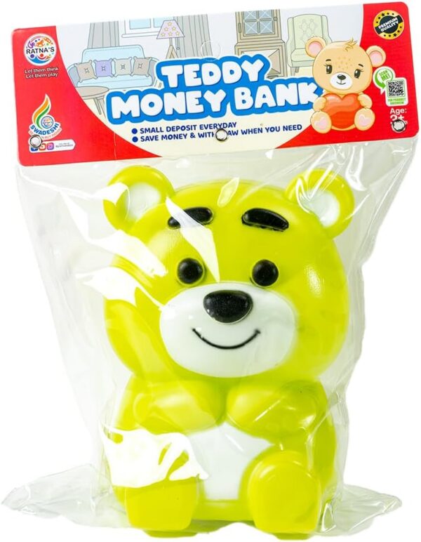 61-K8ywdRtL._AC_SL1500_.jpg Teddy Money Bank Multicolor Coin Holder