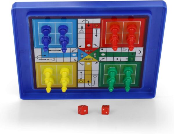 Magnetic Travelling Snakes and Ladders with Ludo