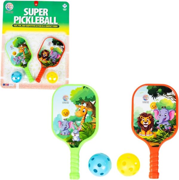 Super Pickleball Jungle Design Tabletop Game Set