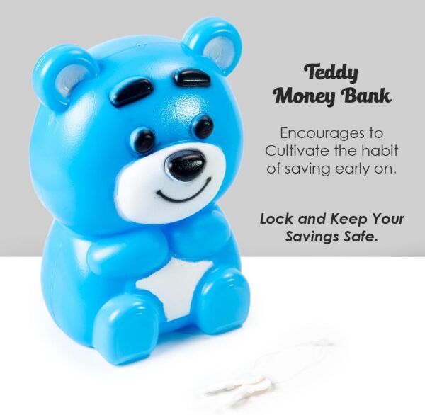 61GuNag2M1L._AC_SL1500_.jpg Teddy Money Bank Multicolor Coin Holder