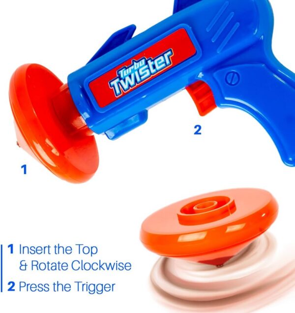 Turbo Twister Spinning Top with Launcher