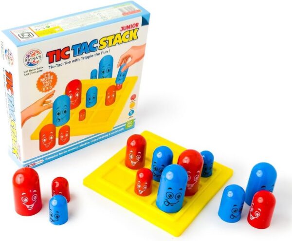 61XuBee23KL._AC_SL1500_.jpg Tic Tac Stack Junior Board Game