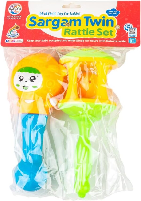 61YUWxtxJL._AC_SL1500_.jpg Sargam Twin Rattle Set of 2
