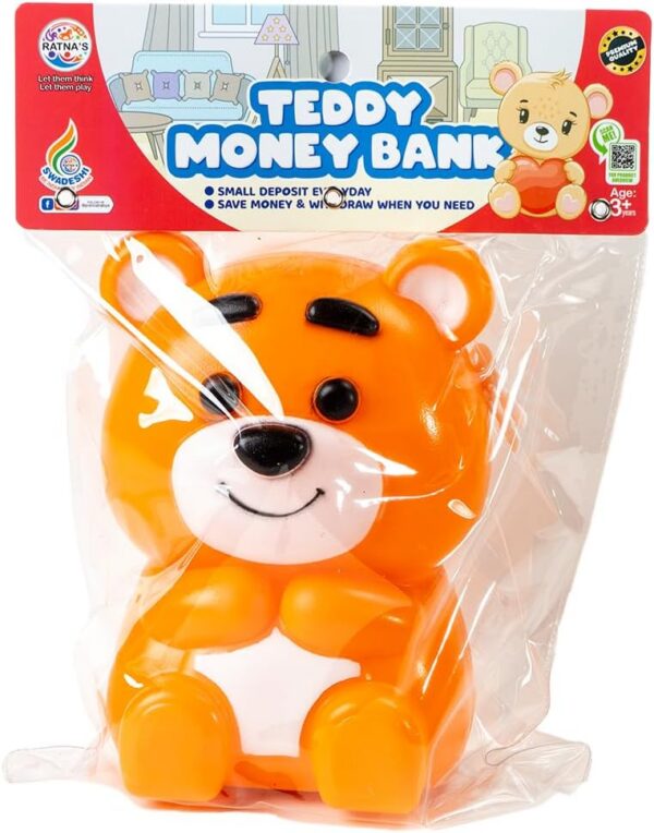 61j8DHT68QL._AC_SL1500_.jpg Teddy Money Bank Multicolor Coin Holder