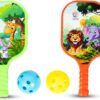 Super Pickleball Jungle Design Tabletop Game Set
