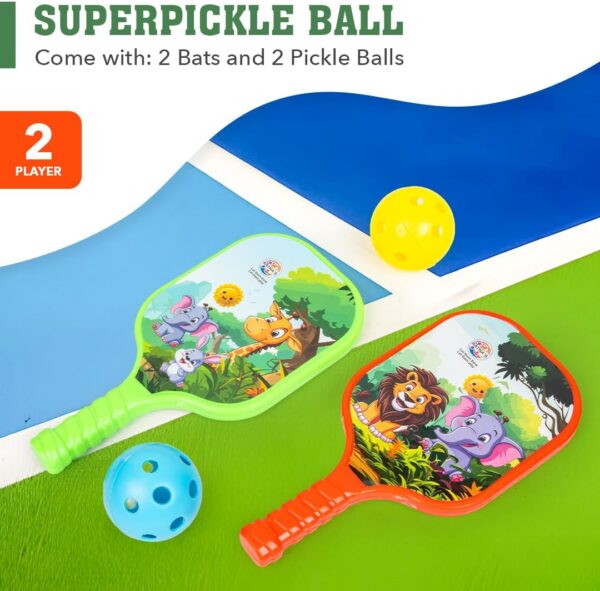 Super Pickleball Jungle Design Tabletop Game Set