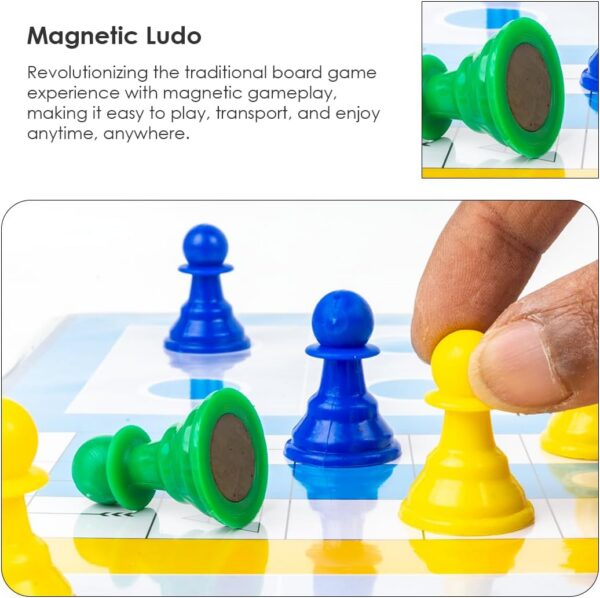 Magnetic Snakes and Ladders with Ludo