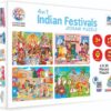 713XPh4GrNL._AC_SL1500_.jpg 4 in 1 Indian Festivals Jigsaw Puzzle