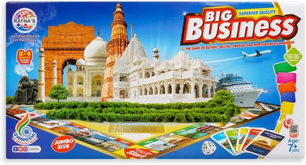 Big Business Game with Plastic Money Coins