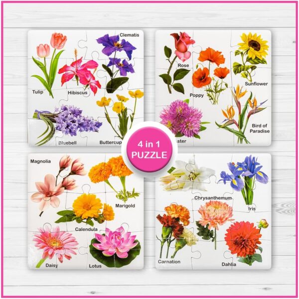Educational Flower Puzzle