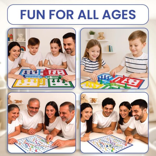 Magnetic Snakes and Ladders with Ludo