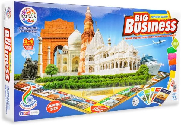 Big Business Game with Plastic Money Coins