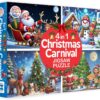 Christmas Carnival 4-in-1 Jigsaw Puzzle