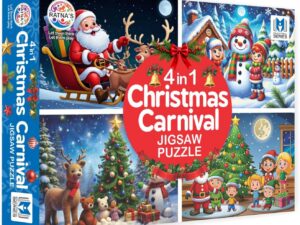 Christmas Carnival 4-in-1 Jigsaw Puzzle
