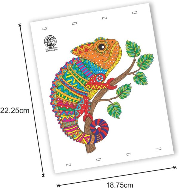 71TS7MT2VAL._AC_SL1500_.jpg Jungle Mandala Art Colouring Kit