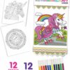 71YNBa499XL._AC_SL1500_.jpg Mandala Art Unicorn Junior Colouring Kit