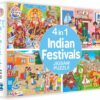71ZLJDIYjPL._AC_SL1500_.jpg 4 in 1 Indian Festivals Jigsaw Puzzle