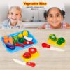 Vegetable Slice Cutting Toy Set