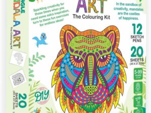 71gKCWcW3jL._AC_SL1500_.jpg Jungle Mandala Art Colouring Kit