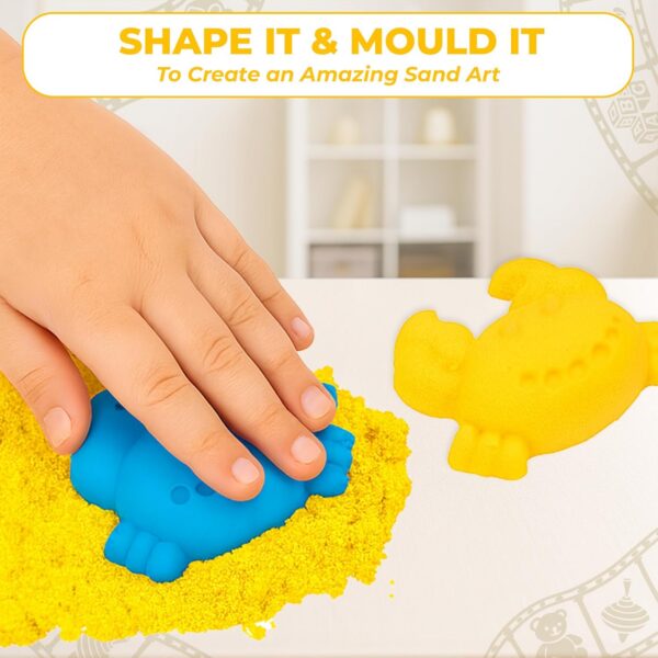Wonder Sand 500 Grams Yellow Color