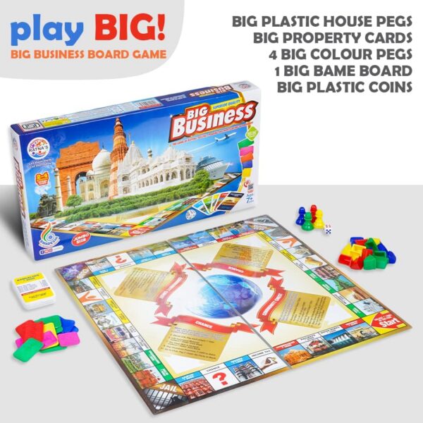 Big Business Game with Plastic Money Coins