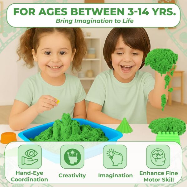 81-KE9eT33L._AC_SL1500_.jpg Wonder Sand 500g (Green Color)