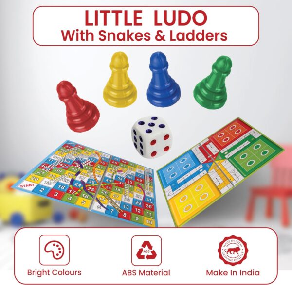 810AvhsbJML._AC_SL1500_.jpg Little Snakes and Ladders with Ludo