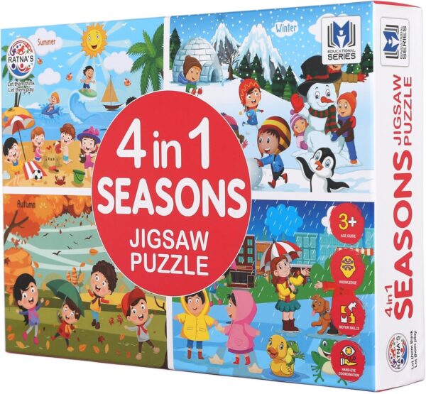 816zhDKRX6L._AC_SL1500_.jpg 4 in 1 Indian Seasons Jigsaw Puzzle