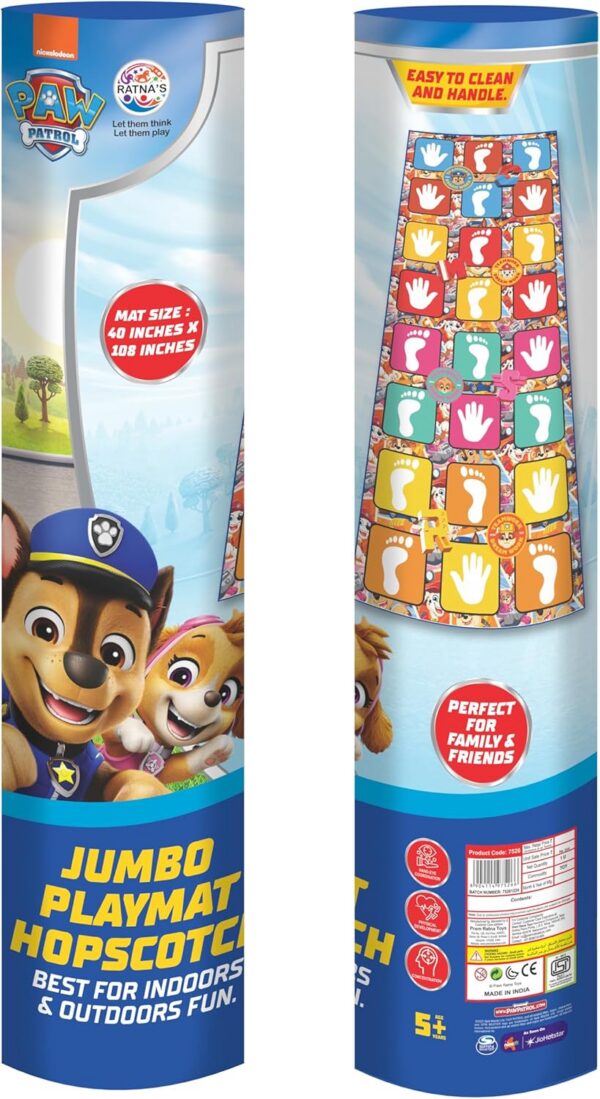 81EPbTGDl7L._AC_SL1500_.jpg Paw Patrol Hopscotch Jumbo Play Mat