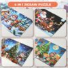 Christmas Carnival 4-in-1 Jigsaw Puzzle