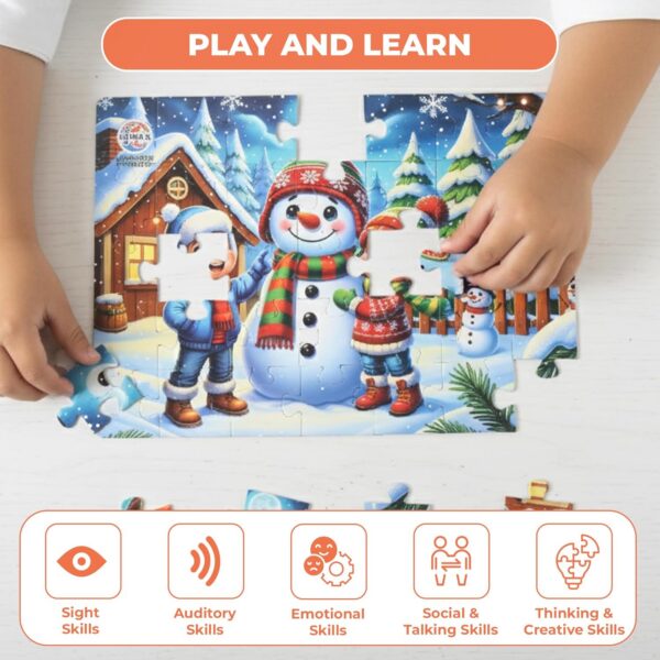 Christmas Carnival 4-in-1 Jigsaw Puzzle