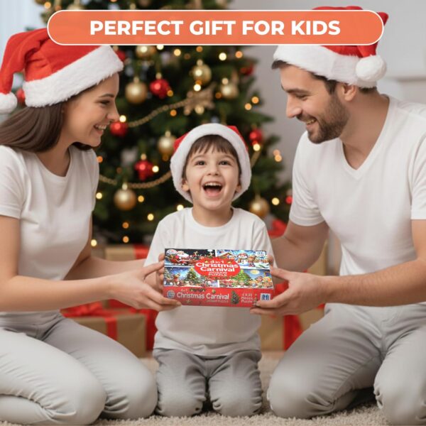 Christmas Carnival 4-in-1 Jigsaw Puzzle