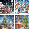 Christmas Carnival 4-in-1 Jigsaw Puzzle