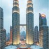 81KAUSOyGuL._AC_SL1500_.jpg Petronas Twin Tower Malaysia Jumbo Floor Puzzle