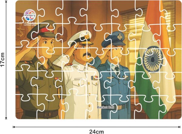 4 in 1 Indian Army Jigsaw Puzzle