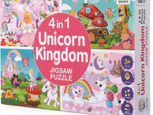 4 in 1 Unicorn Kingdom Jigsaw Puzzle
