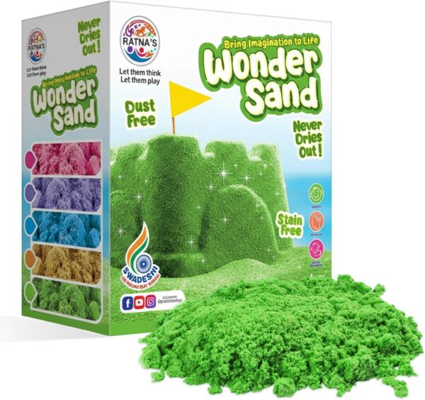 81SP9bf3zL._AC_SL1500_.jpg Wonder Sand 500g (Green Color)