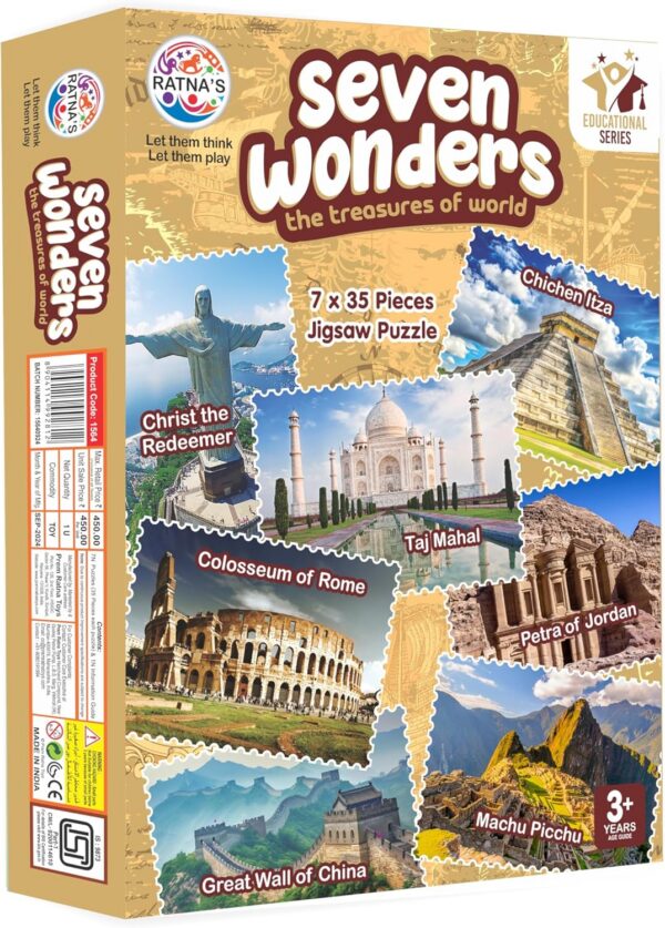81UyYJMTfzL._AC_SL1500_.jpg 7 Wonders of The World Jigsaw Puzzle
