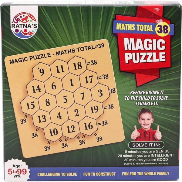 Magic Puzzle Maths Total 38