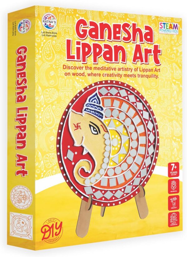 81VglmKxh4L._AC_SL1500_.jpg Ganesha Lippan Art DIY Craft Kit