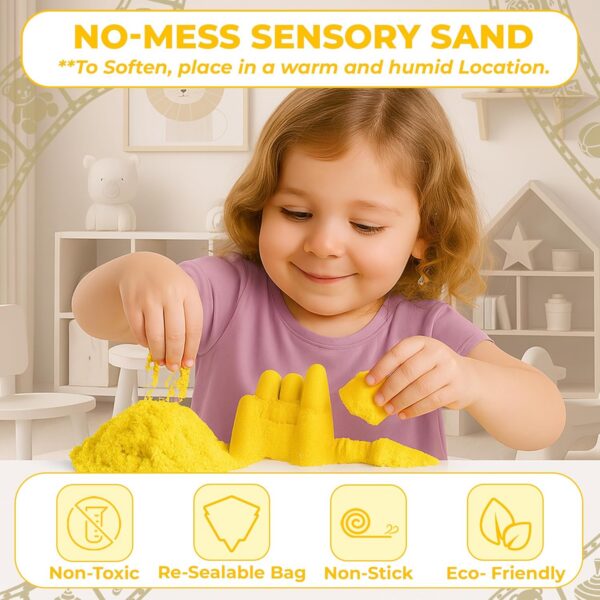 Wonder Sand 500 Grams Yellow Color