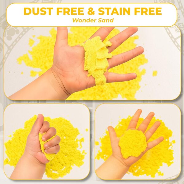 Wonder Sand 500 Grams Yellow Color
