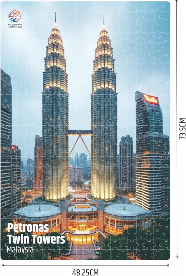 81kxcLDMZyL._AC_SL1500_.jpg Petronas Twin Tower Malaysia Jumbo Floor Puzzle