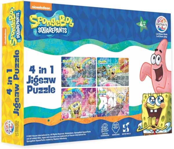 81nmeRCsutL._AC_SL1500_.jpg 4-in-1 Spongebob Jigsaw Puzzle